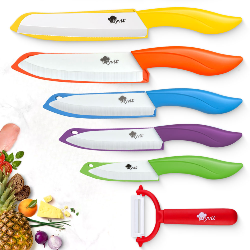 Pocket Knife Ceramic - Juego de Cuchillos de Cerámica para