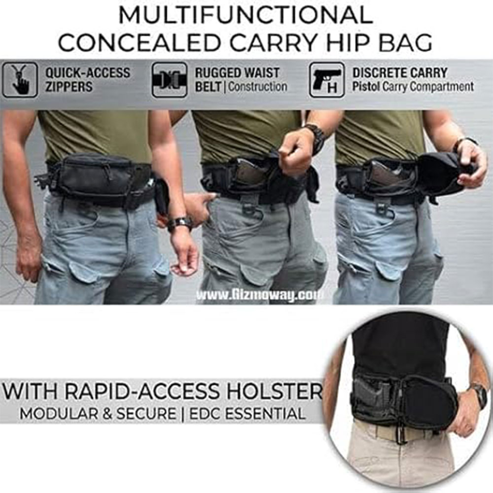 Bolsa táctica para pistola, bo - Edc Carry Gun reseña y precio