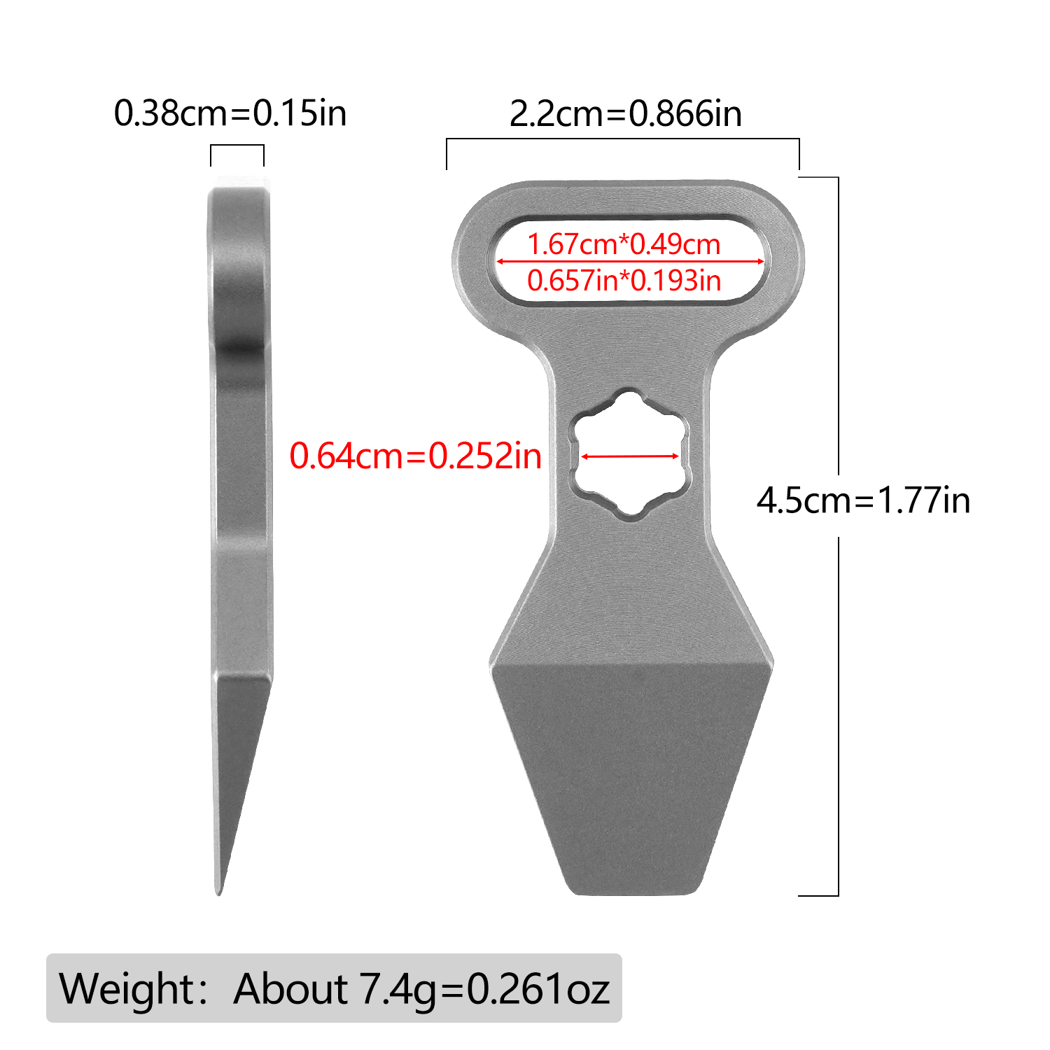 Llavero de Aleación de Titanio - Edc Carry For Men reseña y precio