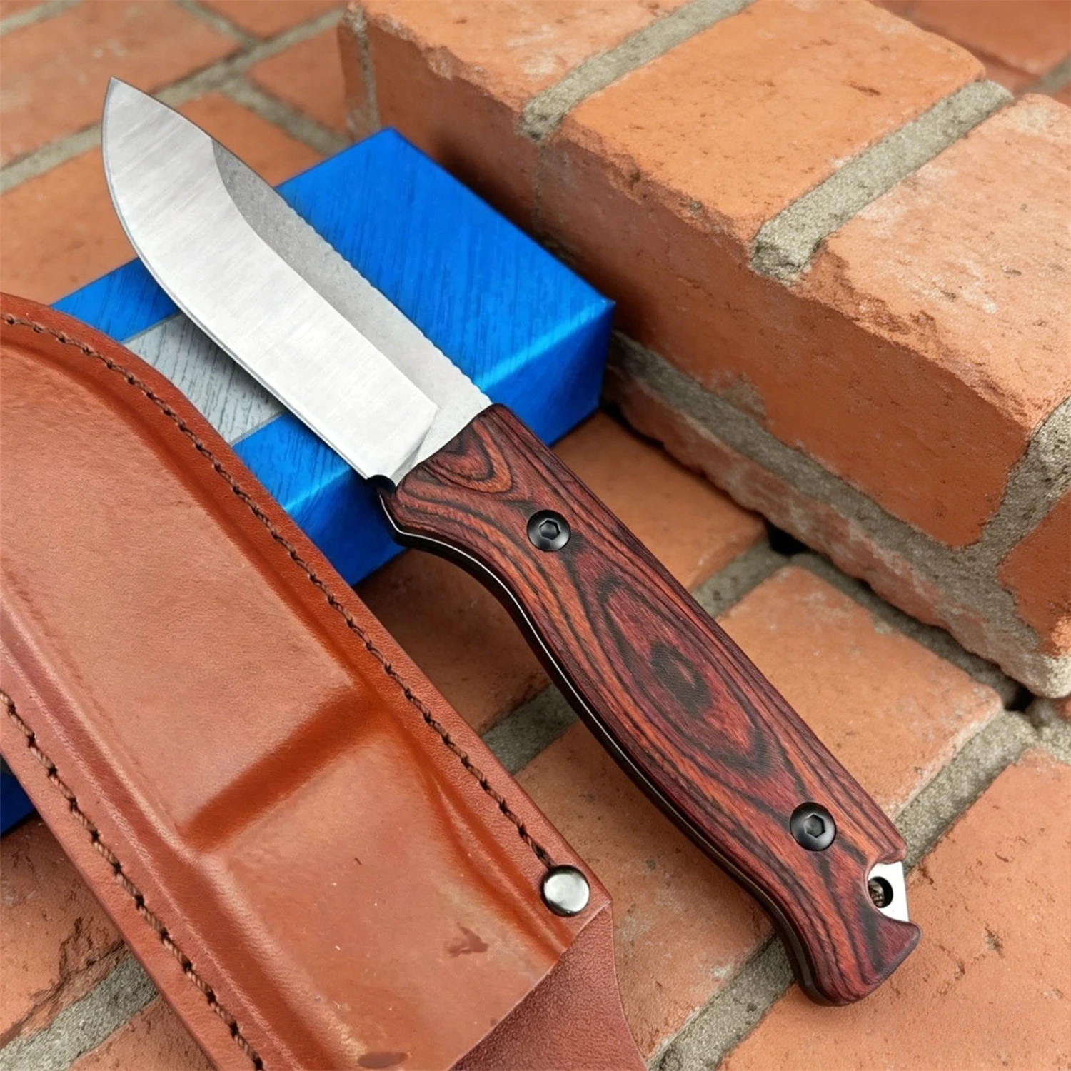 Cuchillo recto de hoja fija Fu - Edc Carry For Men reseña y precio