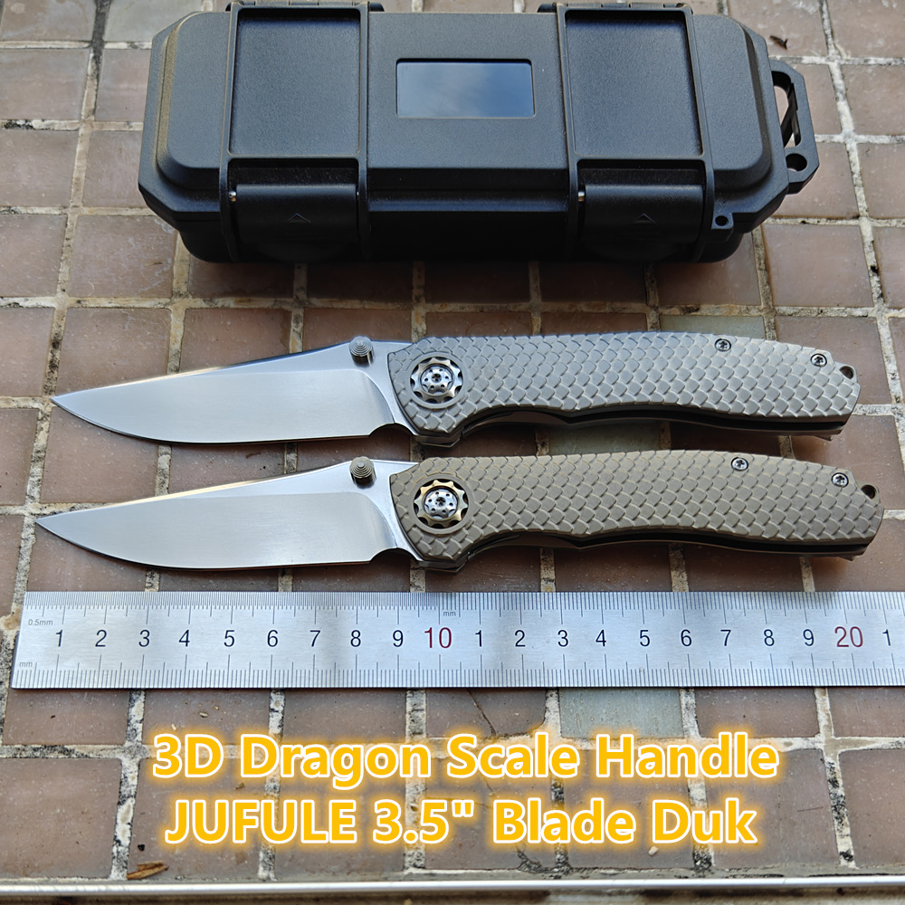 JUFULE nuevo DUK Dragon Scale  - Pocket Knife Ceramic reseña y precio